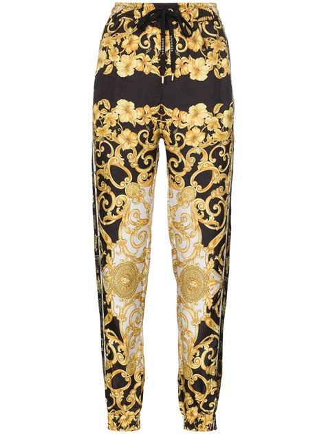 versace silk trousers|versace trousers price.